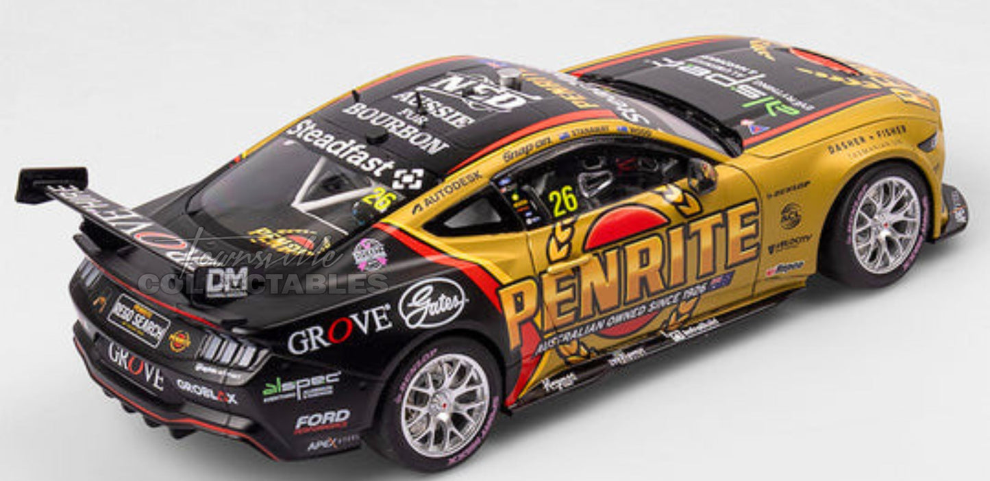 :18 Penrite Racing #26 Ford Mustang GT - 2024 Repco Bathurst 1000 Gold Livery