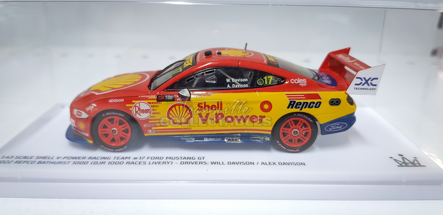 Ford Mustang GT #17 Shell V-Power Racing Team 2022 Bathurst (DJR 1000 Races Livery)