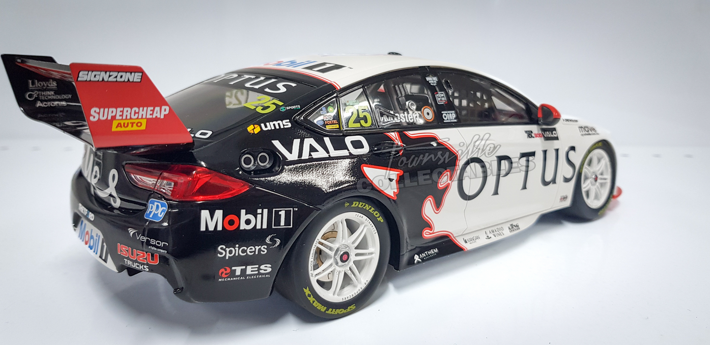 Holden ZB Commodore WAU Mobil 1 Optus Racing - #25 Mostert 2022 Valo Adelaide 500 Holden Tribute Livery