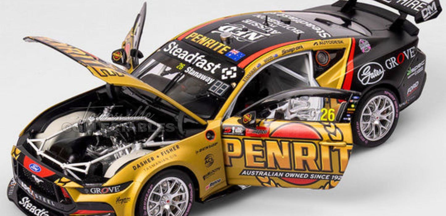 :18 Penrite Racing #26 Ford Mustang GT - 2024 Repco Bathurst 1000 Gold Livery