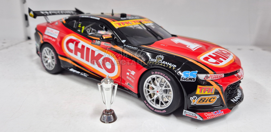 Chevrolet Camaro ZL1 2024 Bathurst Winner Erebus Motorsport #1 Chicko Camaro with Trophy