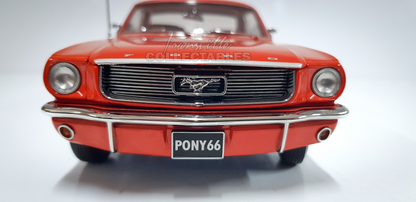 Ford 1966 Pony Mustang - Signal Flare Red
