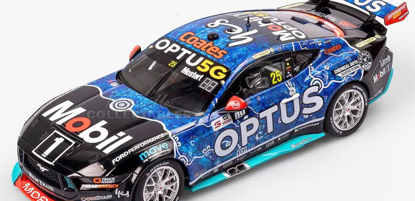Ford Mustang GT Mobil Optus Racing #25 2024 Indigenous Livery