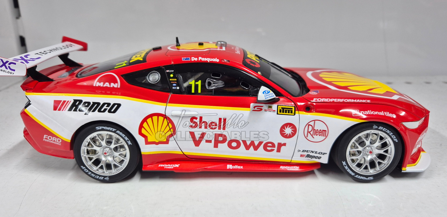 Ford Mustang GT Shell V-Power Racing Team DJR #11 2024 ITM TAUPO Super 400- Jason Richards Trophy Winner