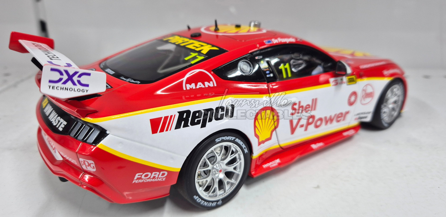 Ford Mustang GT Shell V-Power Racing Team DJR #11 2024 ITM TAUPO Super 400- Jason Richards Trophy Winner