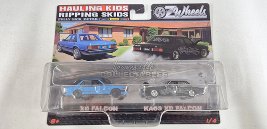 Ford XD Falcon and Ford XD Falcon KAOS Twin set Hauling Kids Ripping Skids Series 1 Fully Sick Detail