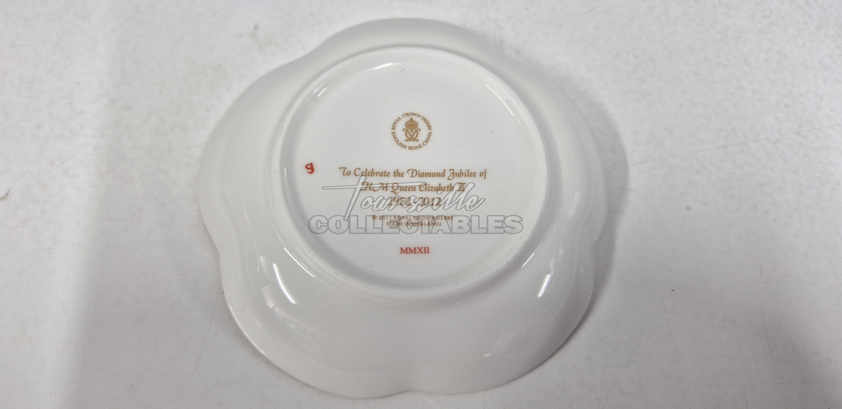 Jubilee Posie 5 Petal tray, fine bone china made in England