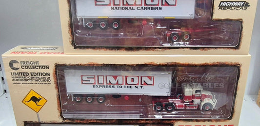 Kenworth SAR Simon National Carriers NT Freight Road Train Triple set