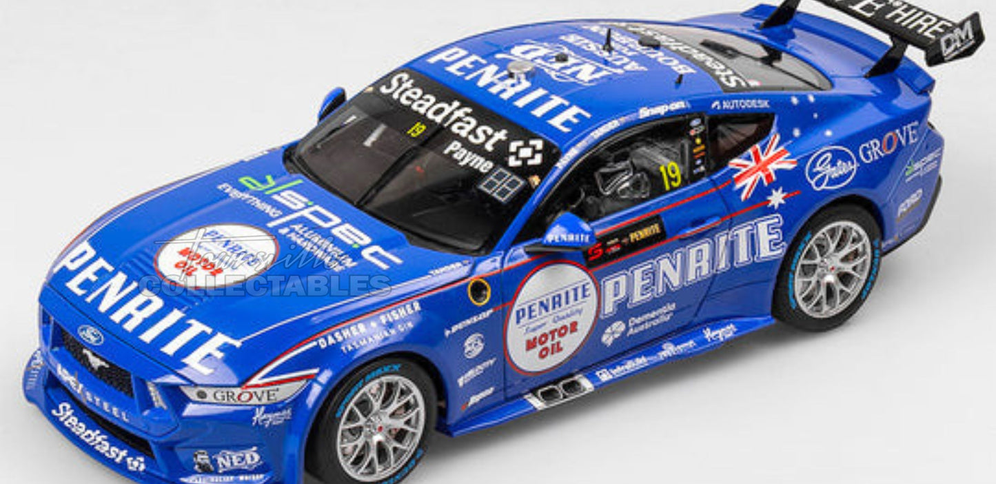 Penrite Racing #19 Ford Mustang GT - 2024 Penrite Oil Sandown 500 Retro Livery