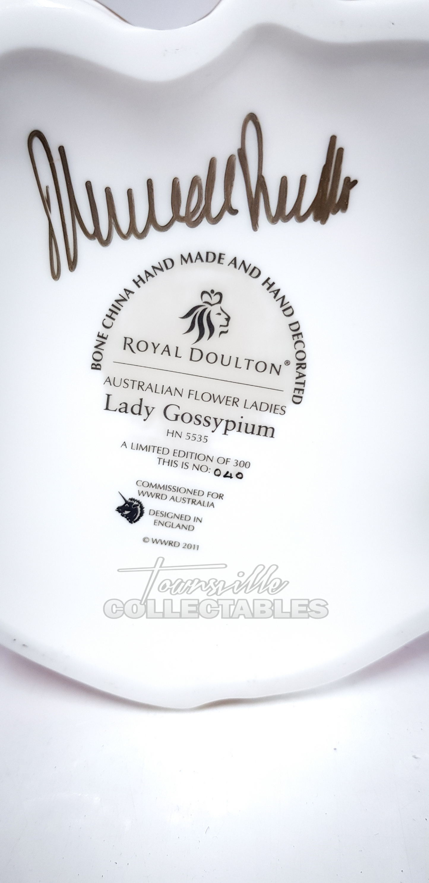 Royal Doulton Australian Flower Ladies Lady Gossypium